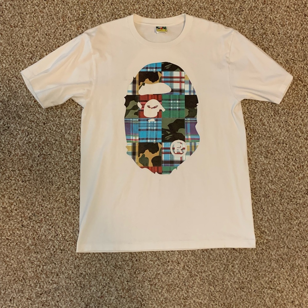 BAPE Patchwork Big Ape Head Tee